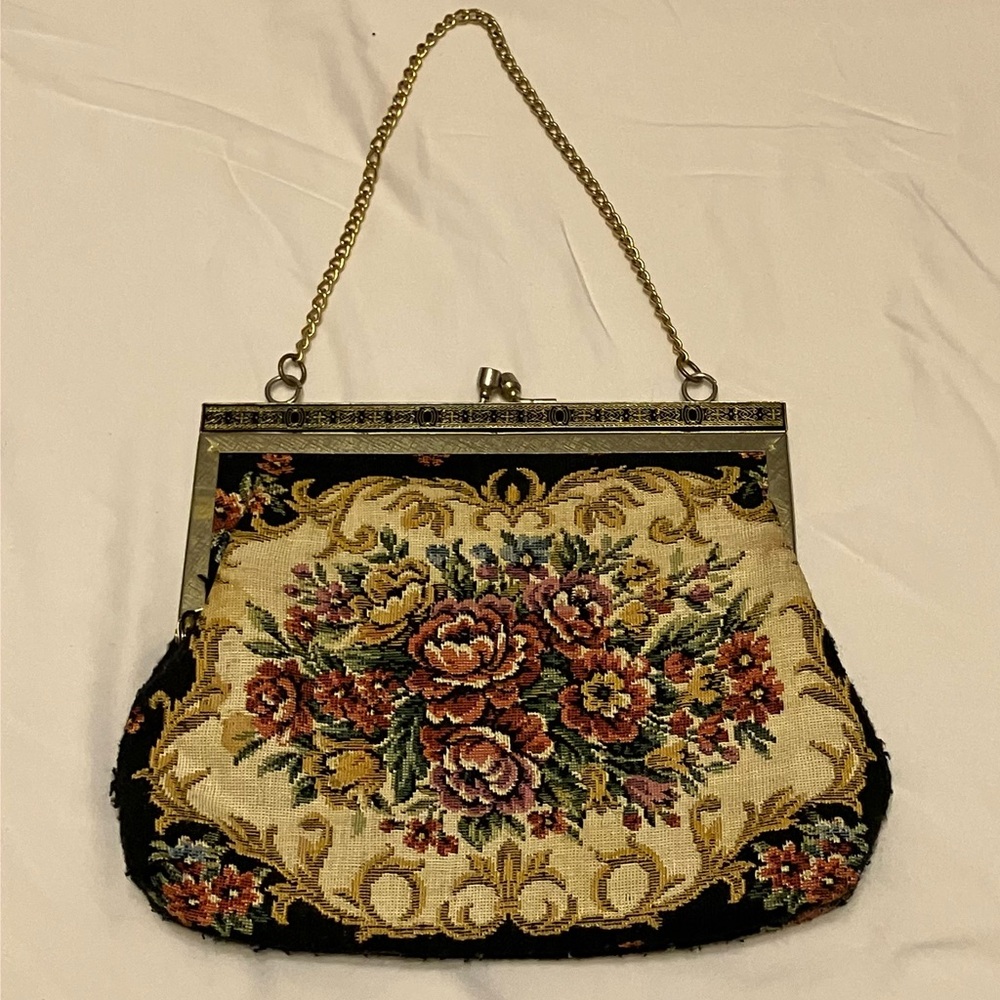 Vintage Tapestry Purse